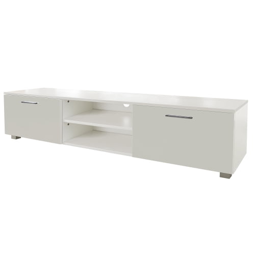 White TV Stand for 70 Inch TV Stands, Media Console Entertainment
