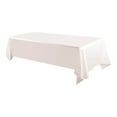 thumbnail image 1 of White Tablecloth, 102*57.9 Inch Table Cloth Rectangle, Reusable Polyester Fiber White Tablecloths, Washable Fabric Table Cover for Holiday Party, Dinner, Wedding & Dining Tables and Camping, 1 of 7