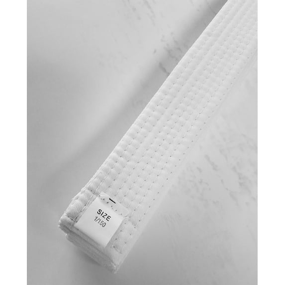 White Taekwondo Belt Karate Belts Martial Arts MMA Hapkido Double Wrap Belts