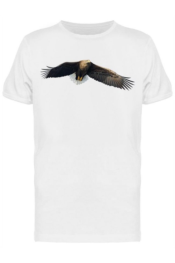 White Tail Erne Flying T-Shirt Men -Image by Shutterstock, Male Small