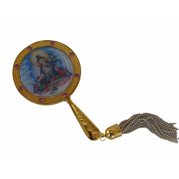 White Tara Mirror for Pacifying Illness and Anger