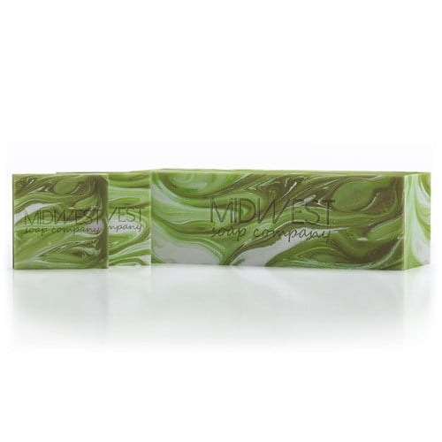 Handmade White Tea Mint Artisan Soap - Loaf (Pre-Cut to 9 Bars)