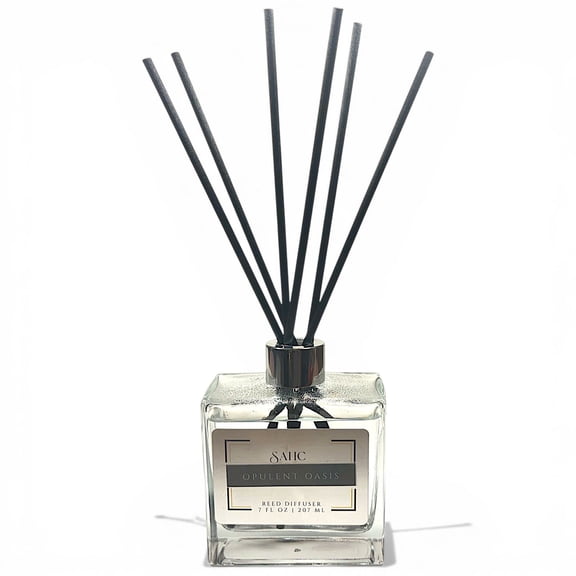 SAHC White Tea Reed Diffuser | Mandarin White Tea,  Ginger | Black Fiber Reeds | Elegant Home Dcor | Home Fragrance | Birthday Gift for Her  Mother Day
