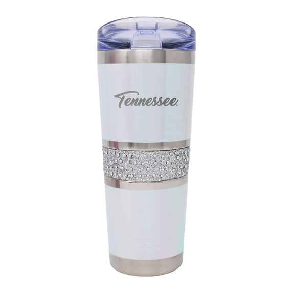 White Tennessee Volunteers 20oz. MyBevi Rhinestone Hollywood Tumbler