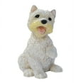 thumbnail image 1 of White Terrier Puppy Dog Statue Sculpture Figurine, 1 of 1