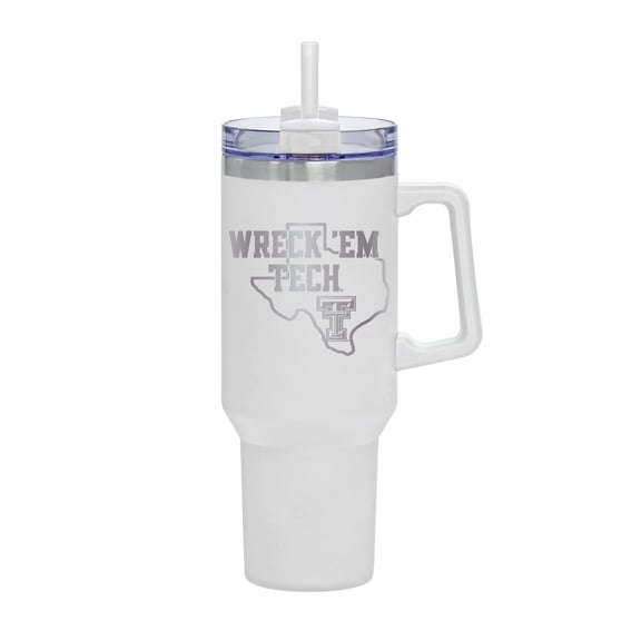 White Texas Tech Red Raiders 40oz. Rocky My State Tumbler