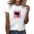 thumbnail image 1 of White The Beast Inside Me Angry Cat Meme Pink Heart Funny Graphic Tees Print Tshirt Shirts Humorous Cat Lover Tops S-5XL, 1 of 5