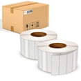 thumbnail image 1 of White Thermal Transfer Labels, Polypropylene Perforated, 21600 Count, 3 x 1 in, 1 of 6