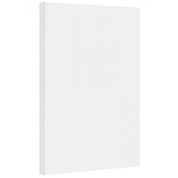 White Thick Paper Cardstock - 8 x 10" Blank 100 lb Cover Card Stock - For Photo & Picture Frame Backing, Brochures, Postcards, Note Cards, Stationary Printing | 50 Sheets Per Pack
