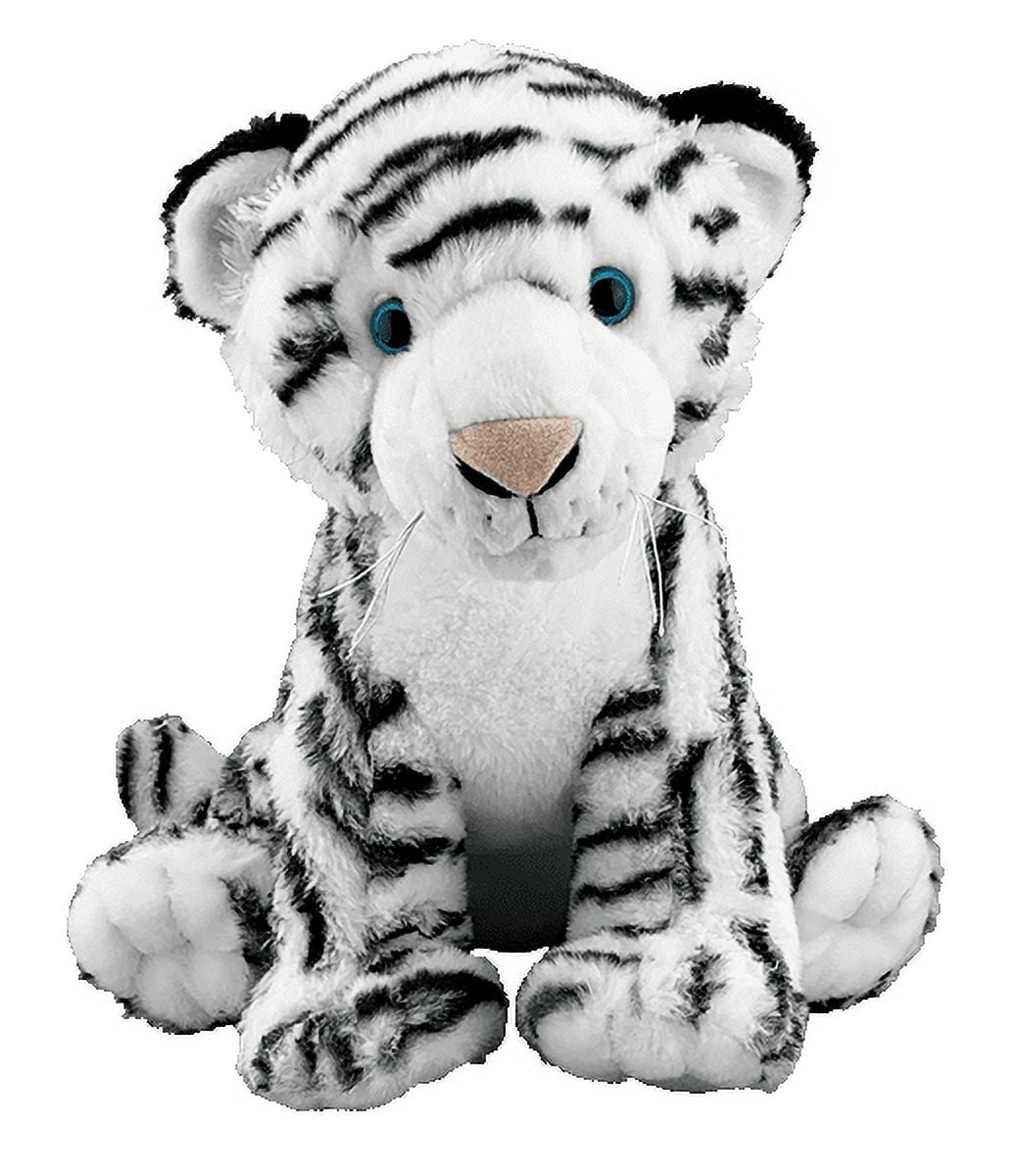White Tiger 16" Hand Stuffed Animal Betty