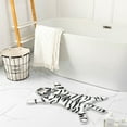 thumbnail image 1 of White Tiger Cute Bath Mat for Bathroom Fun Tiger Cartoon Bath Rugs for Kids Non Slip Animal Shaped Bathtub Rug Absorbent Bathroom Plush Shower Rugs Carpet Decor Washable 21.4x32.2in, 1 of 8