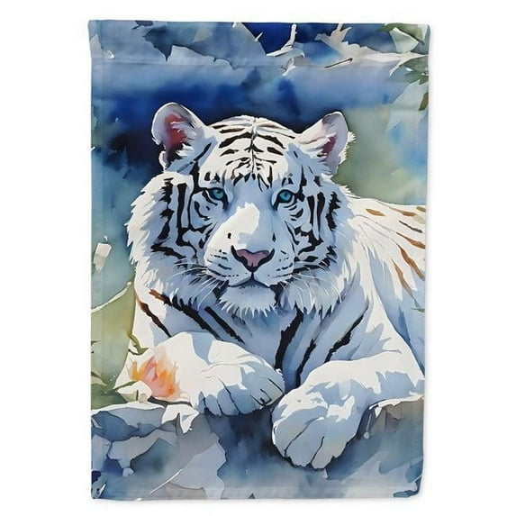 White Tiger Garden Flag 11.25 in x 15.5 in