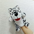 thumbnail image 1 of White Tiger Hand Puppet Plush Toy - Interactive Design With Movable Mouth For Parent - Play, Storytelling, ’ Imagination Development, 1 of 9