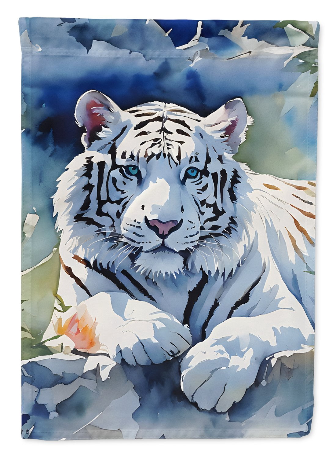 White Tiger House Flag 28 in x 40 in