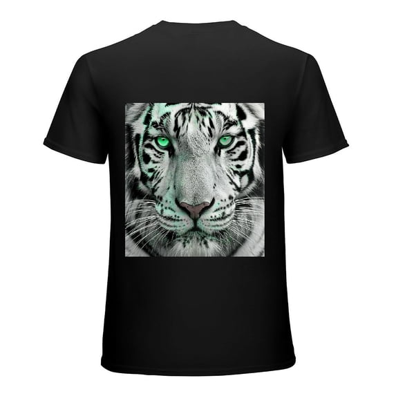 White Tiger, Modern Gallery Art, Design Shirt, Art Display, T-shirt Lover Gift Casual Breathable Men, Women, Boys, Girls, Children