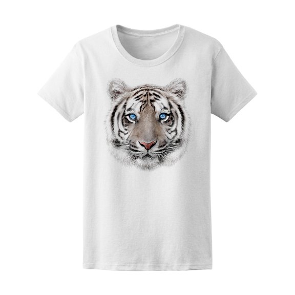 White Tiger Muzzle T-Shirt Men -Image by Shutterstock, Male x-Large