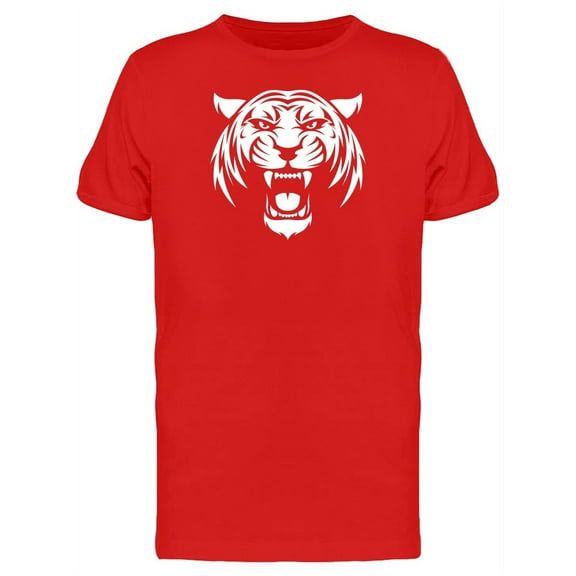 White Tiger Silhouette T-Shirt Men -Image by Shutterstock, Male XX-Large