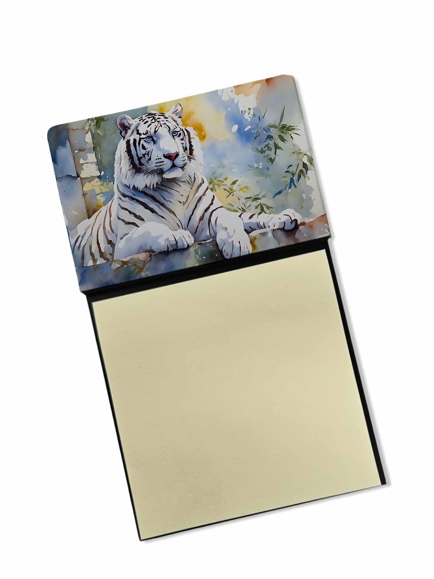 White Tiger Sticky Note Holder 3.25 in x 5.25 in