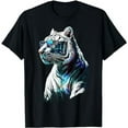 thumbnail image 1 of White Tiger Sunglasses Colourful Art Animal Tiger T-Shirt, 1 of 3