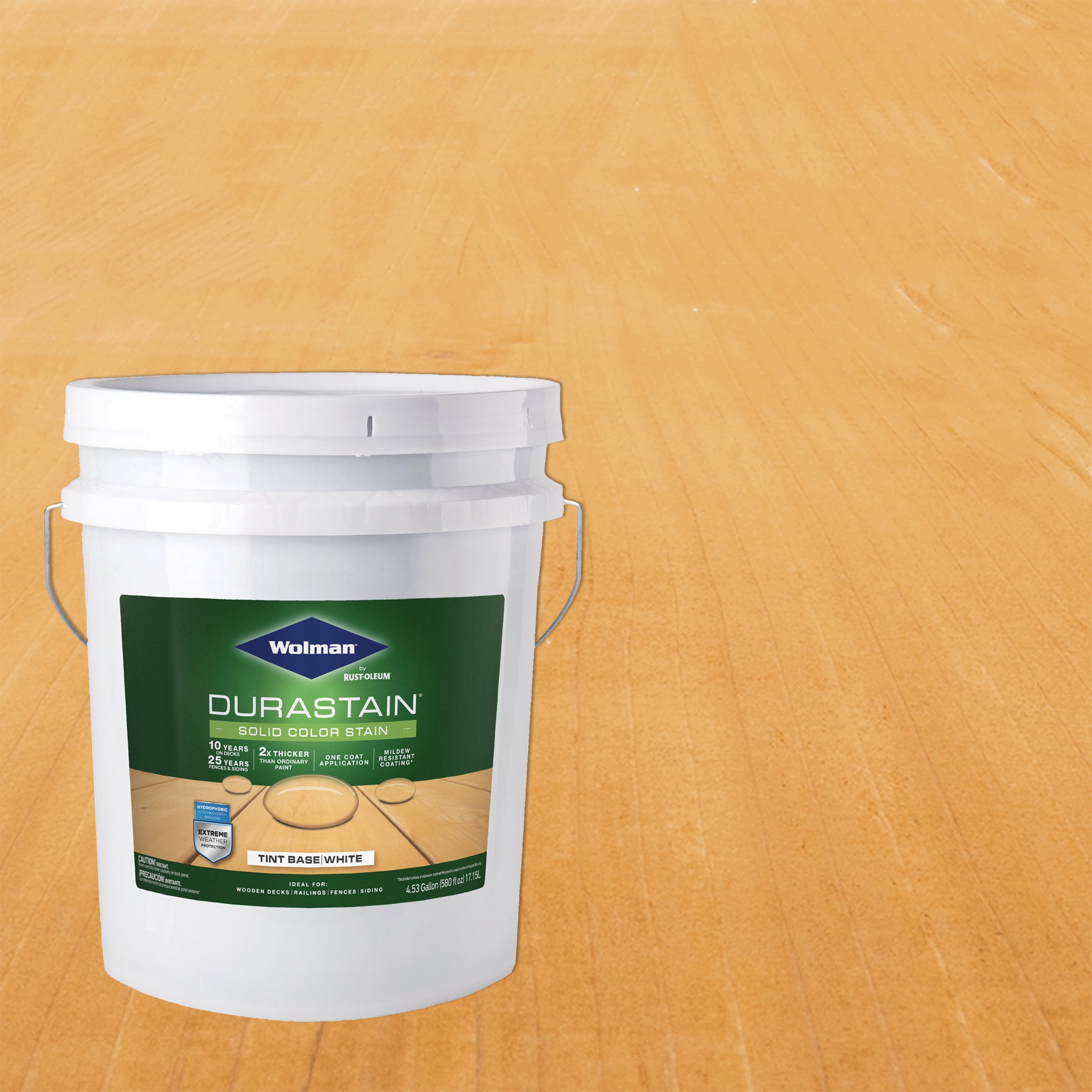 White Tint Base, Wolman DuraStain Satin Solid Color Exterior