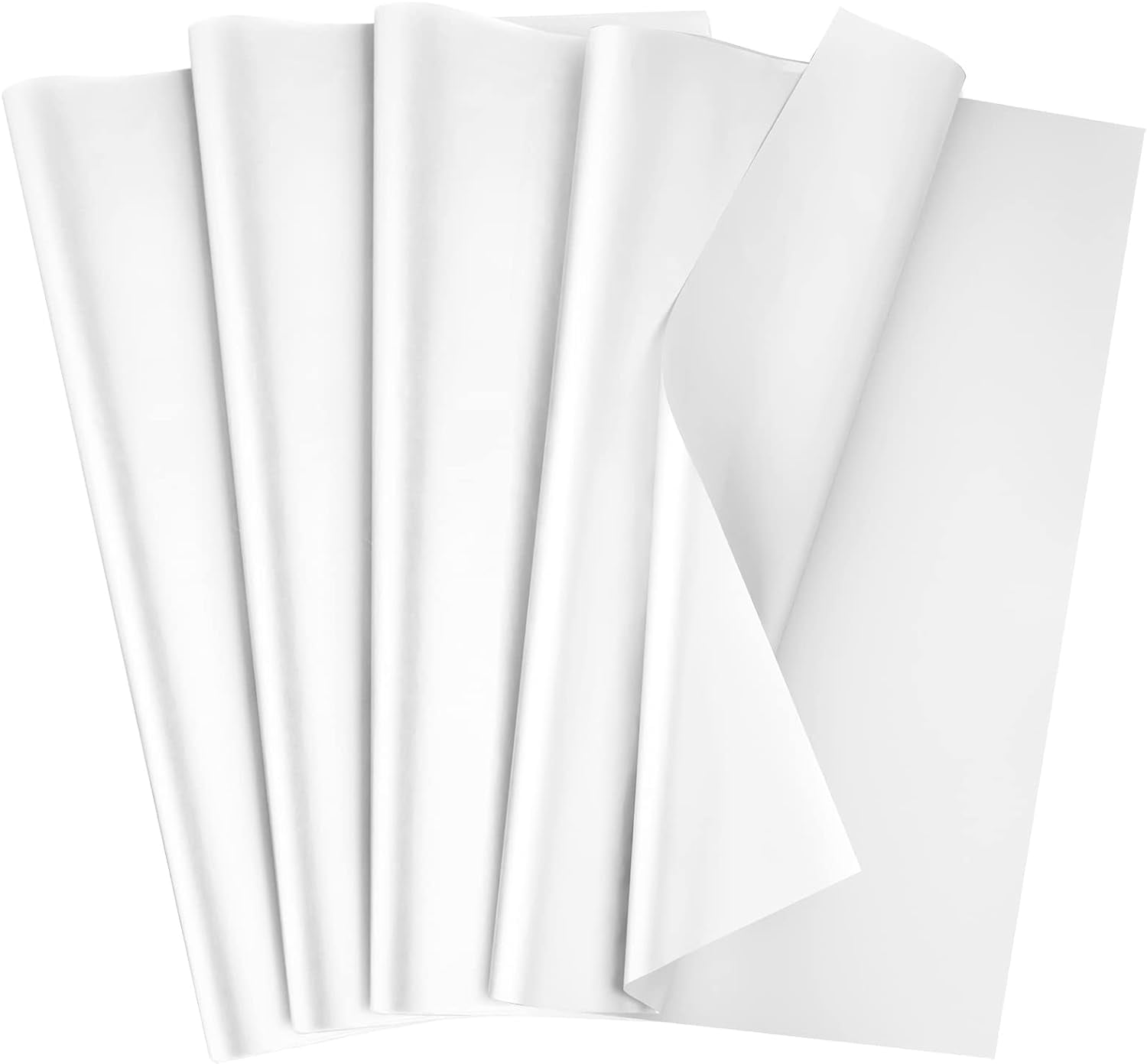White Tissue Paper Bulk 80 Sheets 14x20 Inch for Wrapping, DIY, and