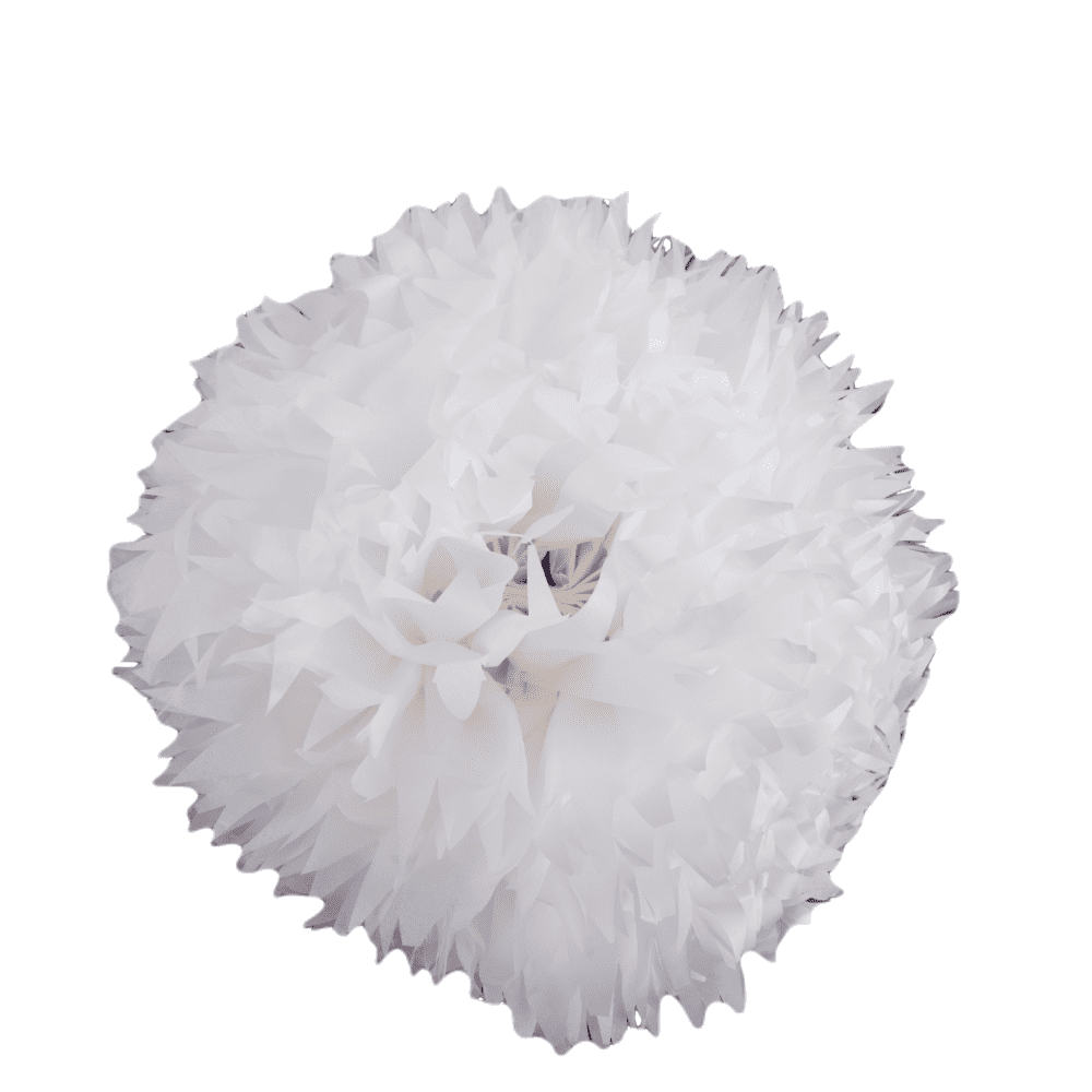 White Pom-Pom 15in