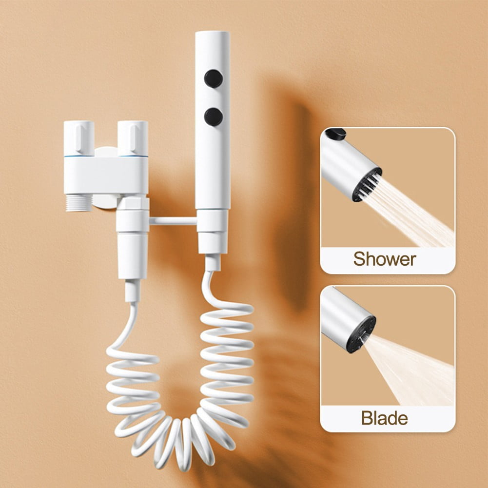 White Toilet Spray Set Two Modes Cleaning Feminine Cleansing Bidets