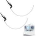 thumbnail image 1 of White Toilet Water Refill Hose Set,QZS Universal Toilet Hose Replacement,Compatible with 100 200 200A 400A and Most Other Valves,3pcs, 1 of 6
