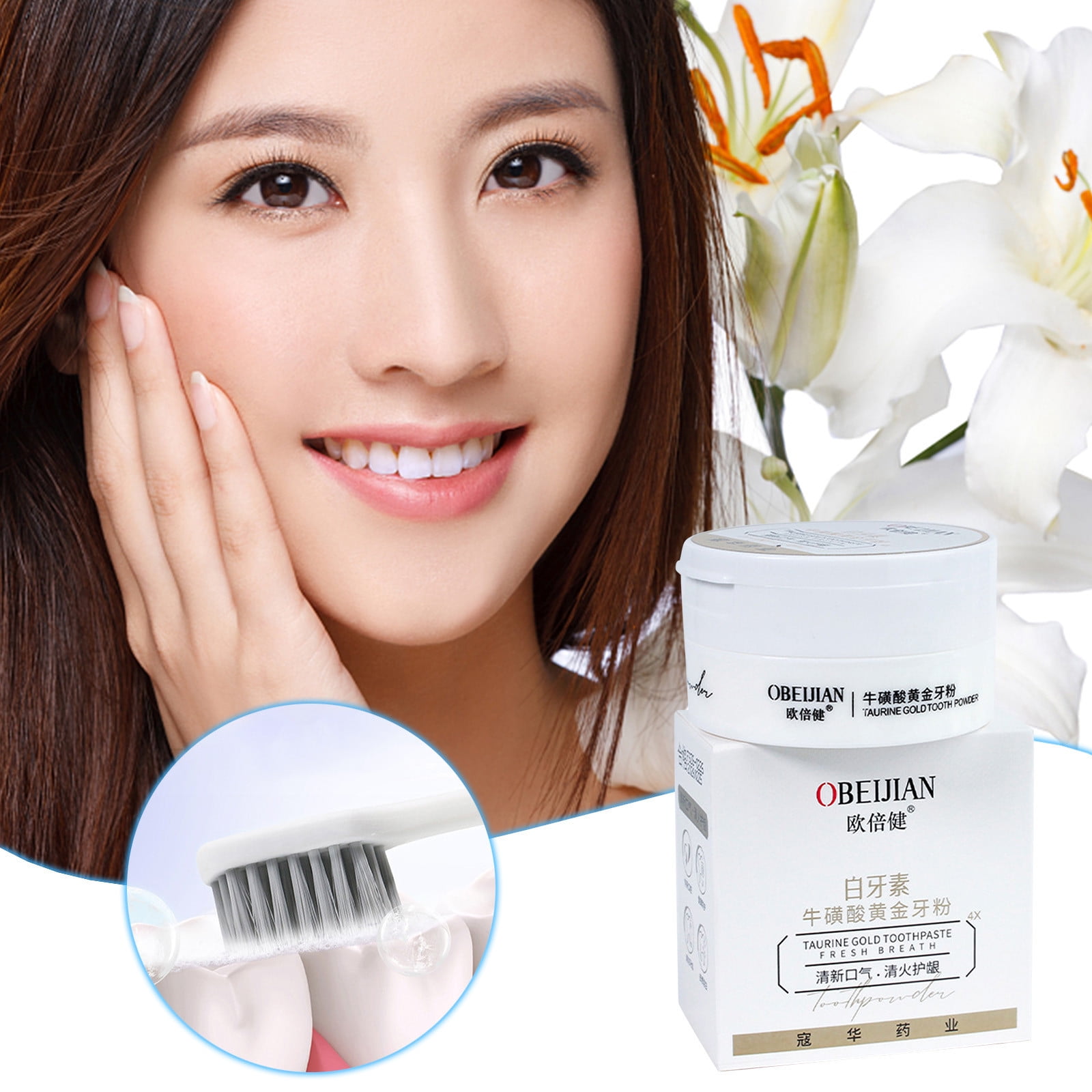 White Tooth Essence Taurine Gold Tooth Powder Brightening Stain