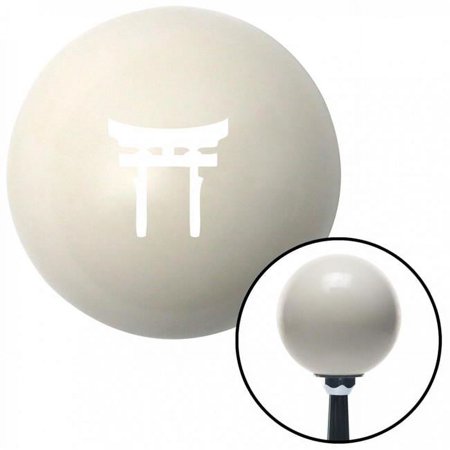 White Torii Ivory Shift Knob with M16 x 1.5 Insert Shifter Auto Manual Custom Brody