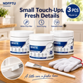 Chip Reper White Touch Up Paste, Chip Repair Filler for Furniture, Cabinets, Doors ...
