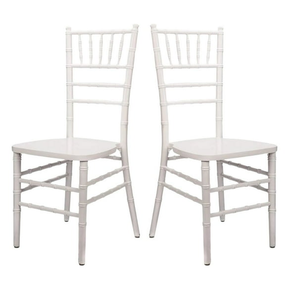 White ToughWood Chiavari Chair- 2 Chair Bundle by Chivari