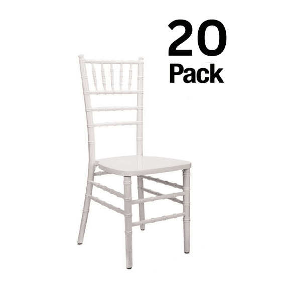 White ToughWood Chiavari Chair- 20 Chair Bundle by Chivari