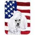 thumbnail image 1 of White Toy Poodle With American Flag Usa Mouse Pad, Hot Pad Or Trivet, 7.75 x 9.25 In., 1 of 1