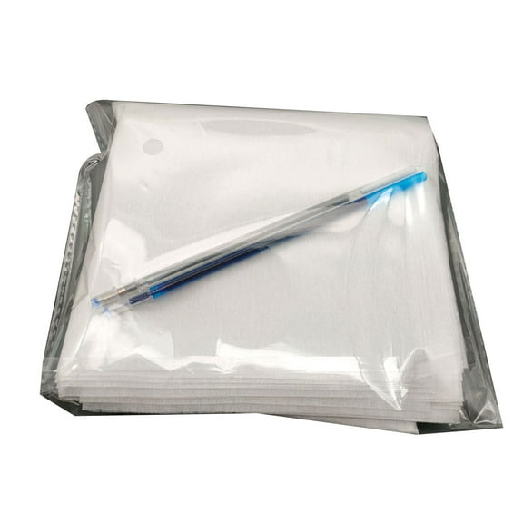White Transfer Paper 4/10 Sheets Tracing Paper White Carbon Paper for Cloth Fabric Paper Embroidery Tracing Pattern