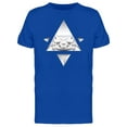 thumbnail image 1 of White Triangle Abstract Design T-Shirt Men -Image by Shutterstock, Male Large, 1 of 2
