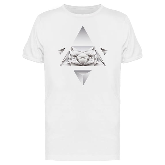 White Triangle Abstract Design Tee Men's -Image by Shutterstock