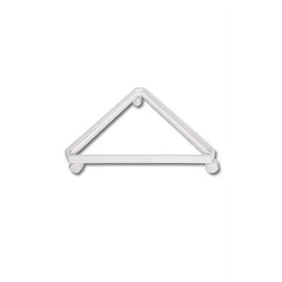 Triangular Grid Base White Triangle Grid Base with Casters (Use with existing 3” on Center ...