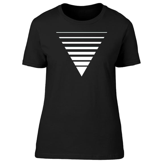 White Triangle In Minimal Art Tee Men's -Image by Shutterstock