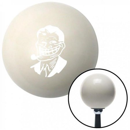 White Troll Dad Ivory Shift Knob with M16 x 1.5 Insert Shifter Auto Manual Custom