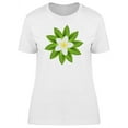thumbnail image 1 of White Tropical Flower On Leave Tee Women's -Image by Shutterstock, 1 of 2