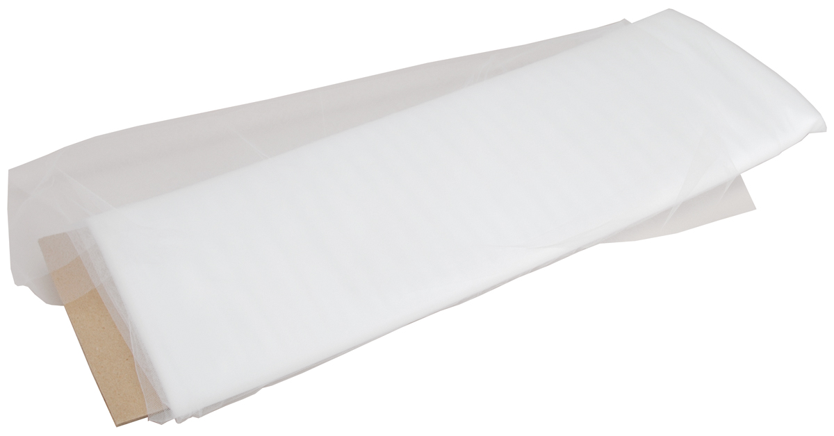 White Tulle, 54" Wide 25 Yard Bolt - image 1 of 2
