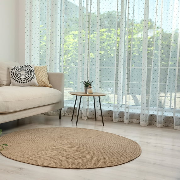 White Tulle Curtains with Rod Pocket, Minimalistic Pattern with Small Polka Dots Simple Vintage Style Design, Sheer Drape for Wedding Party 2 Panels, 7 Sizes, Forest Green and White, by Ambesonne