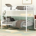 thumbnail image 1 of White Twin Over Bunk Bed - Versatile Sleeping Option Metal To Wear And Tear, 1 of 7