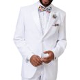 thumbnail image 1 of White Two Piece Classic Regular Slim Fit Tuxedo TUX102, 1 of 1