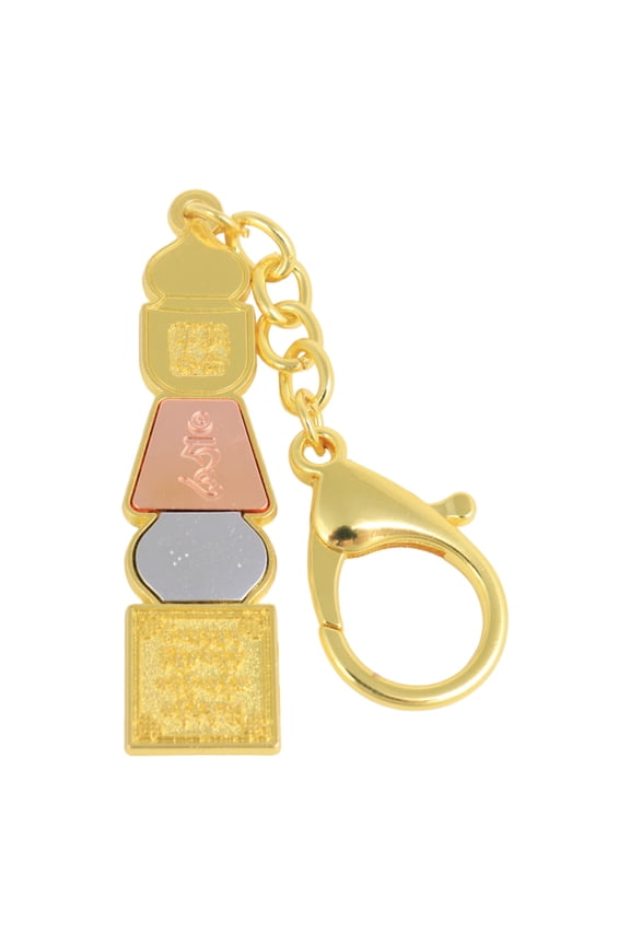 White Umbrella Goddess Pagoda Amulet Keychain