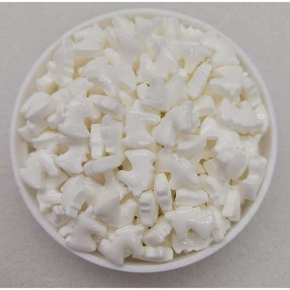 White Unicorn Candy Confetti Sprinkles Cake, Cookies, Donuts, Cakepop Toppings, 4 oz.