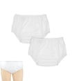 thumbnail image 1 of White Unisex Diapers,Waterproof Adult Plastic Diaper Cover for Outdoor,QZS Portable Adult Leakproof Pants Covers for Indoor,Outdoor,2 Pack,M, 1 of 6