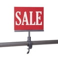 thumbnail image 1 of White Universal Clamp On 5.5" x 7" Acrylic Frame Sign Holder, Retail Rack Card Display, 10" H, 10 Pack, 1 of 4