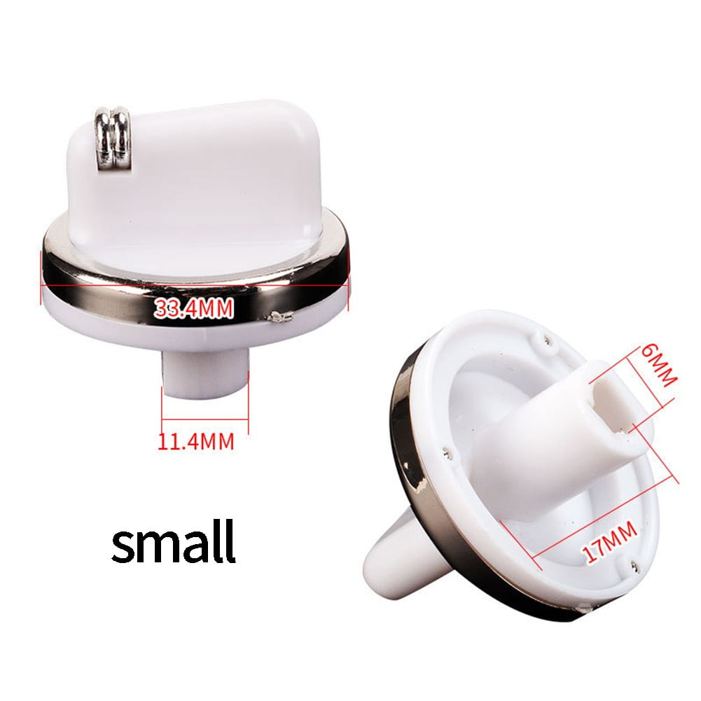 White Universal Control Knobs Replacement ,Universal Gas Water Heater Knob Water Temperature Fire Power Adjustment Knob,Please Check Carefully Whether The Dimensions in Figure Match